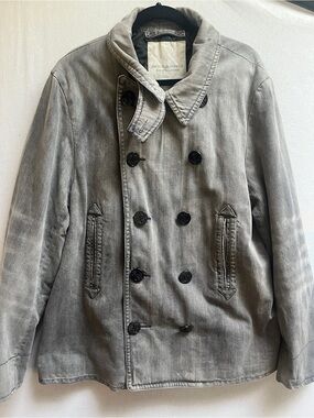 NWT Denim & Supply Ralph Lauren Quilted Peacoat Double Breasted Jacket XXL